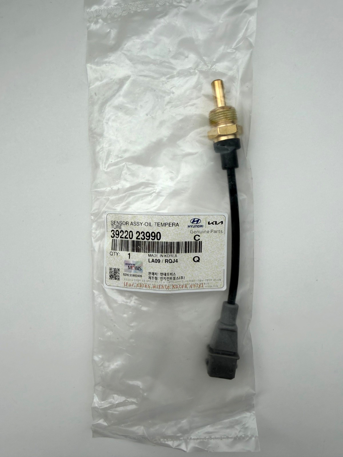 GENUINE OEM Oil Temperature Sensor 39220-23990 (39220-23710) for Hyundai Kia
