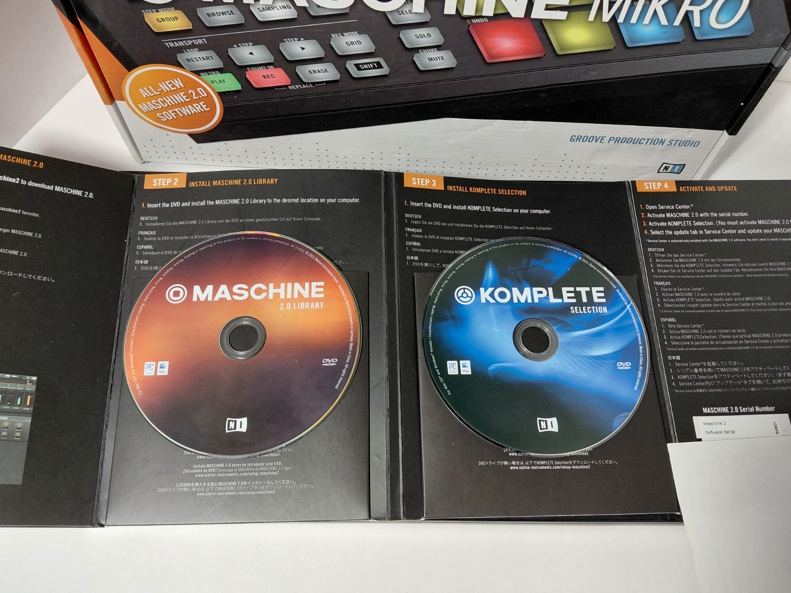 MASCHINE MIRKO Groove Production Studio Native Instruments MIDI w/ Software 2.0