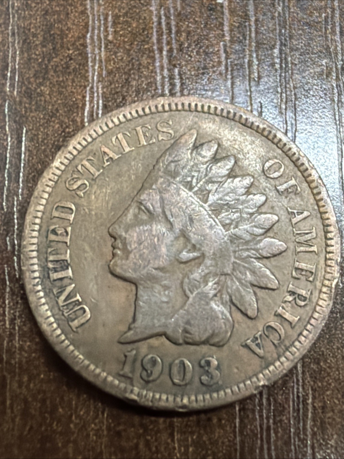 1903 1C Indian Penny Cent  BN Actual Coin Solid Pricing Very Fine
