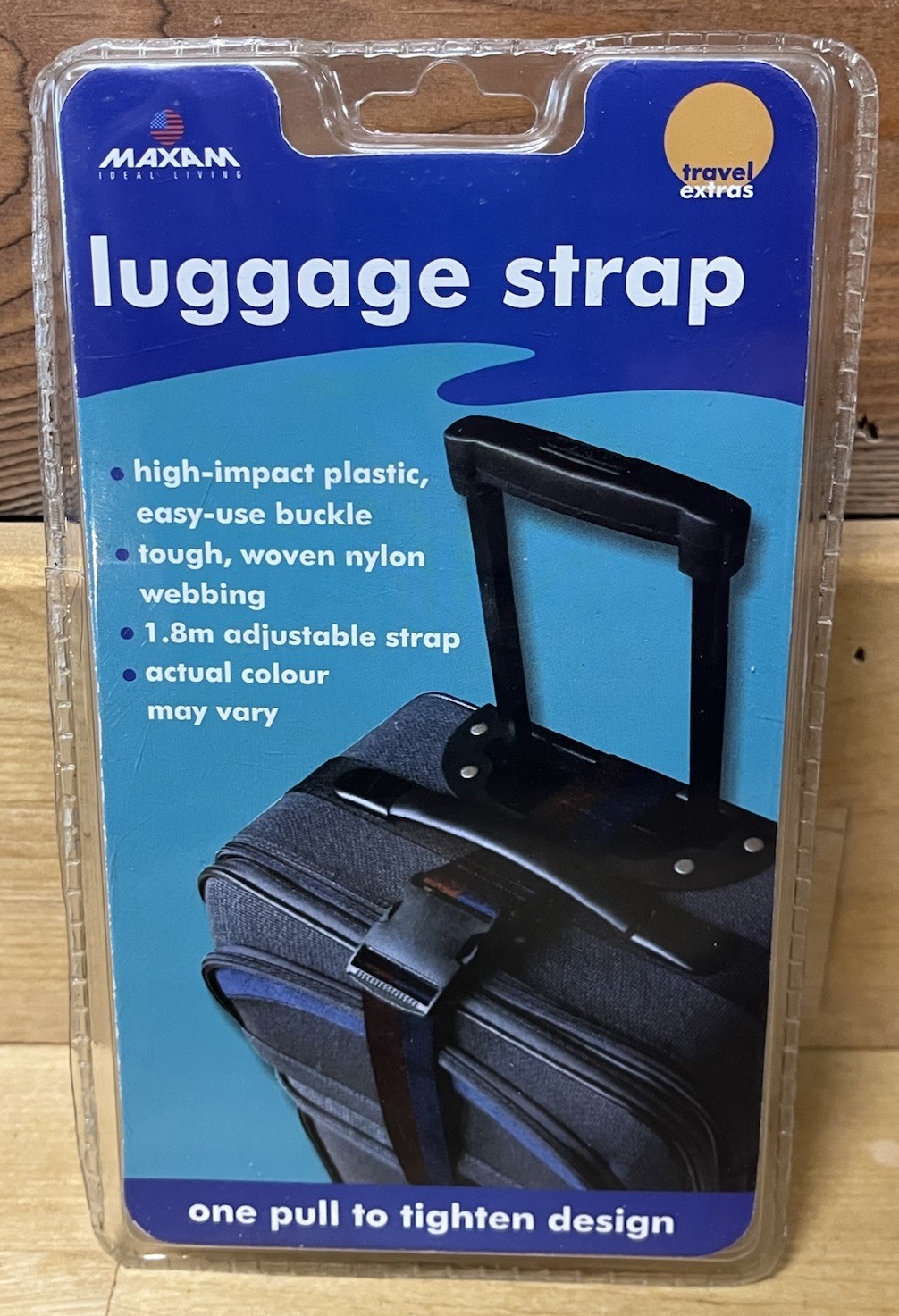 Rainbow Luggage Belt Strap Maxam Heavy Duty One-Pull Tighten Design SEALED