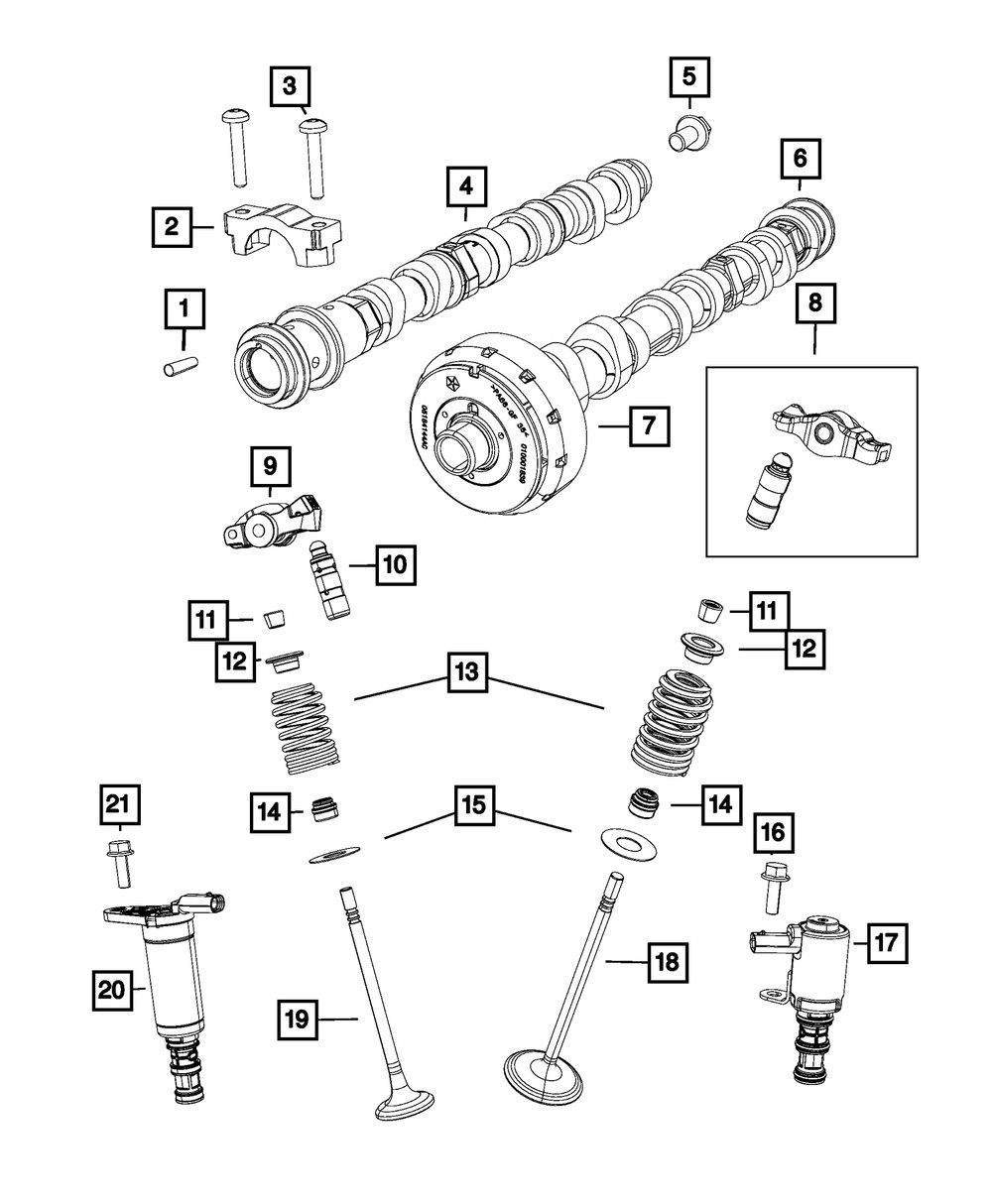 Genuine Mopar Valve Spring 5184060AN