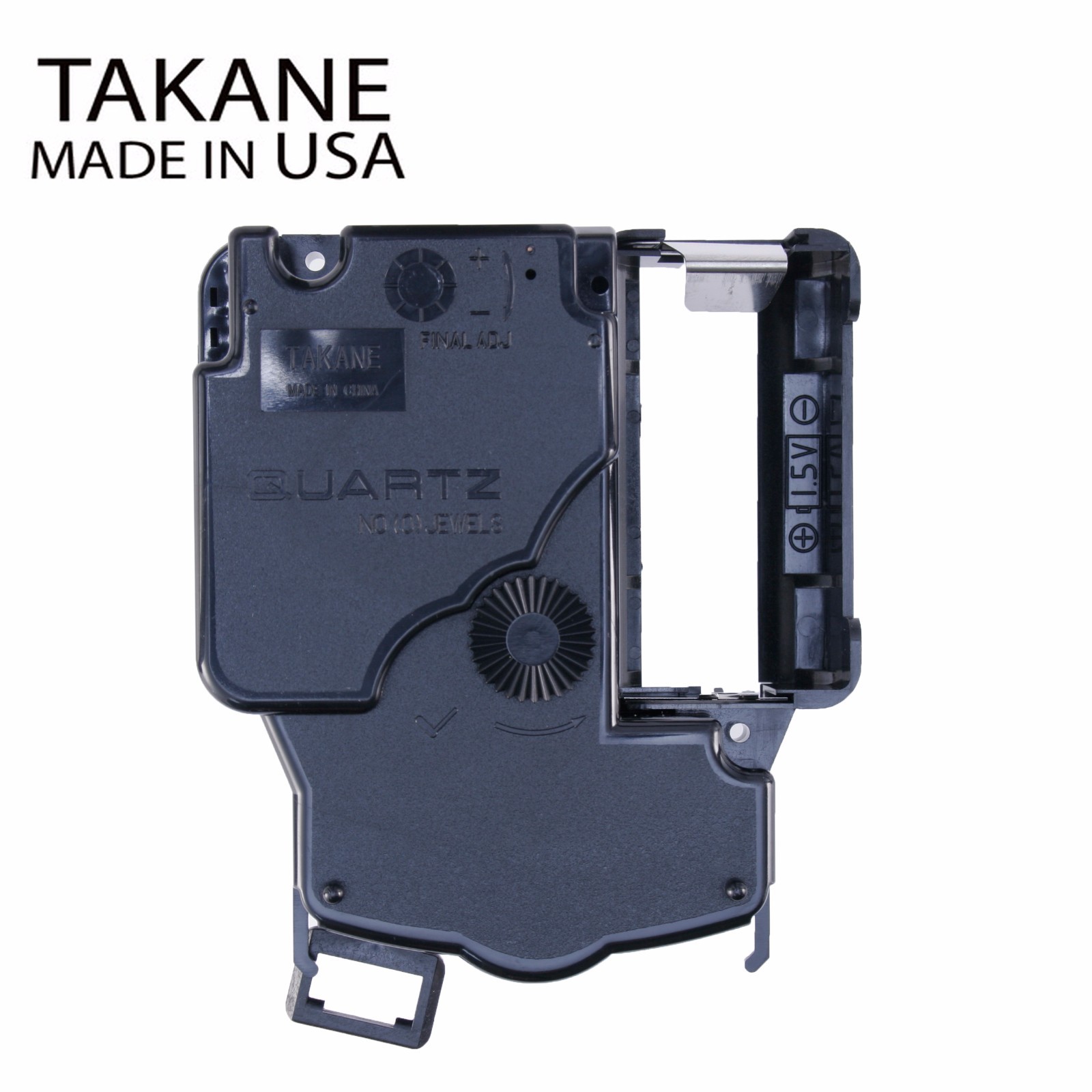 USA Takane Pendulum Clock Movement Kit with Hands, Rod & Bob, Multiple Sizes