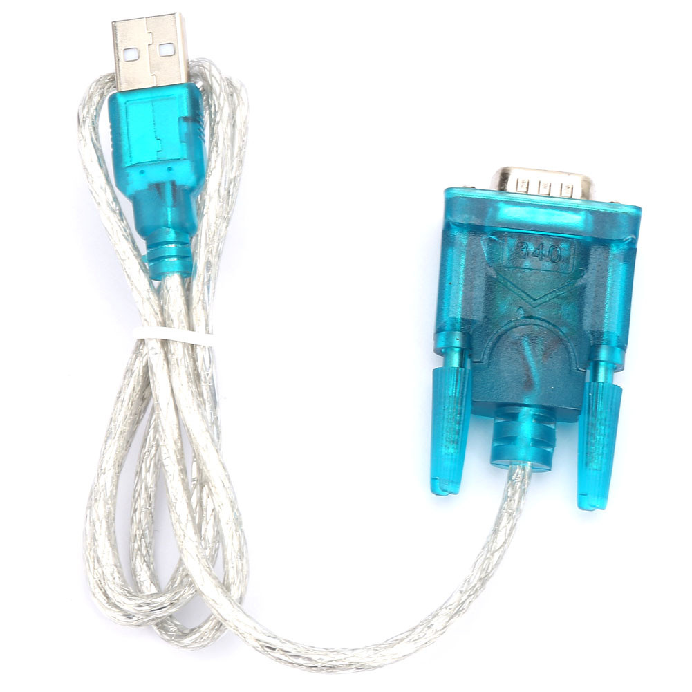 2Pcs HL-340 USB To RS232 Serial Port Adapter 9 Pin Serial Cable❀