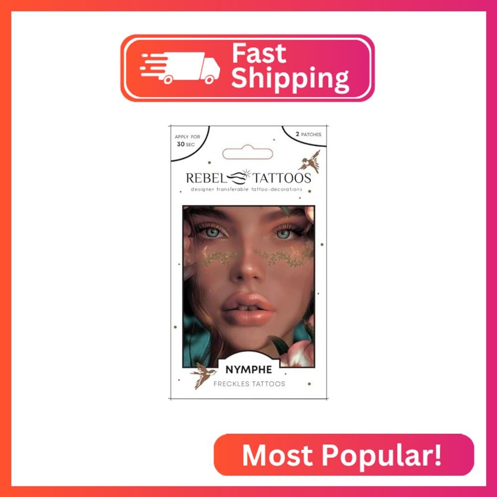 Rebel Tattoos -Temporary Tattoo Fake Transferable Tattoo Freckles - Temporary Fa