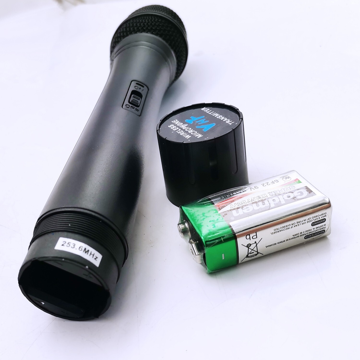 2PCS Professional VHF Wireless Microphone Handheld Mic System Karaoke W/Receiver