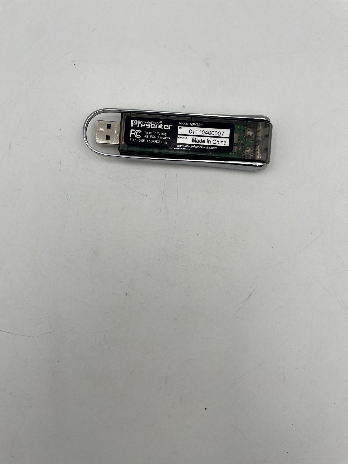 Interlink Electronics VP4300 RemotePoint Global Presenter USB Receiver Only