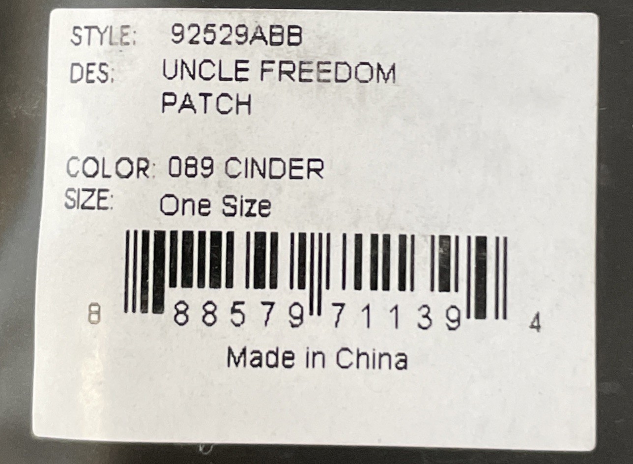 NEW 5.11 TACTICAL UNCLE FREEDOM PATCH U.S.A. SKELETON UNCLE SAM HOOK BACK