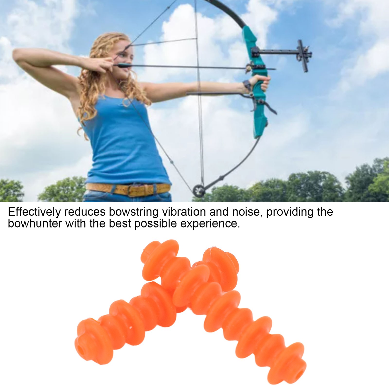 Rubber Effective Bow String Damper For Compound Bow