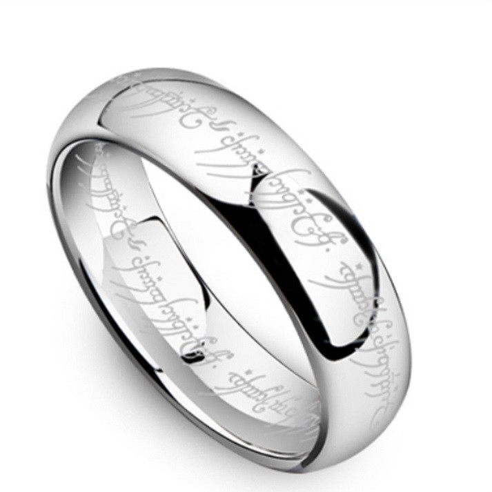 Elegant Lord Of Rings 925 Sterling Silver Fashion Jewelry Charm Ring Size 11.5