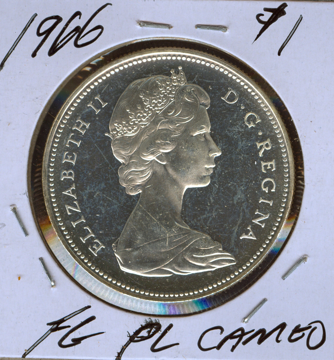 1966 Canada Silver Dollar $1 Finest Grade PL Cameo Quality Sku: World #164