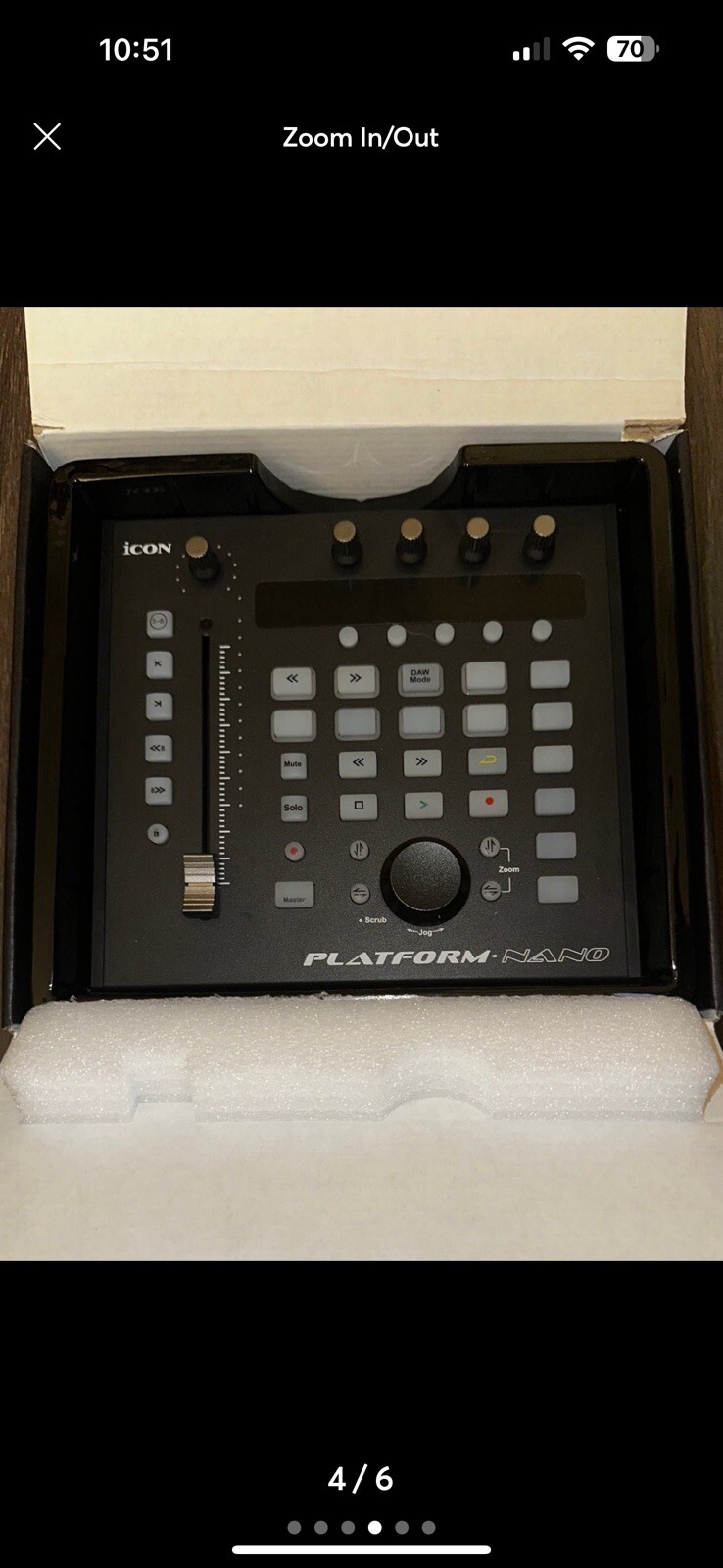 Icon Pro Audio Platform Nano Air MIDI Control Surface - Open Box