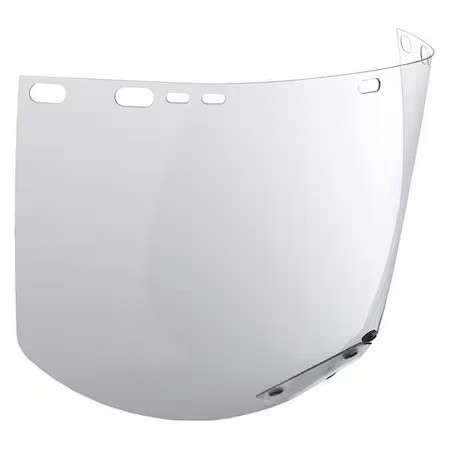 Jackson Safety 29060 Face Shield Visor, Clear Visor, Acetate, Uncoated Lens,