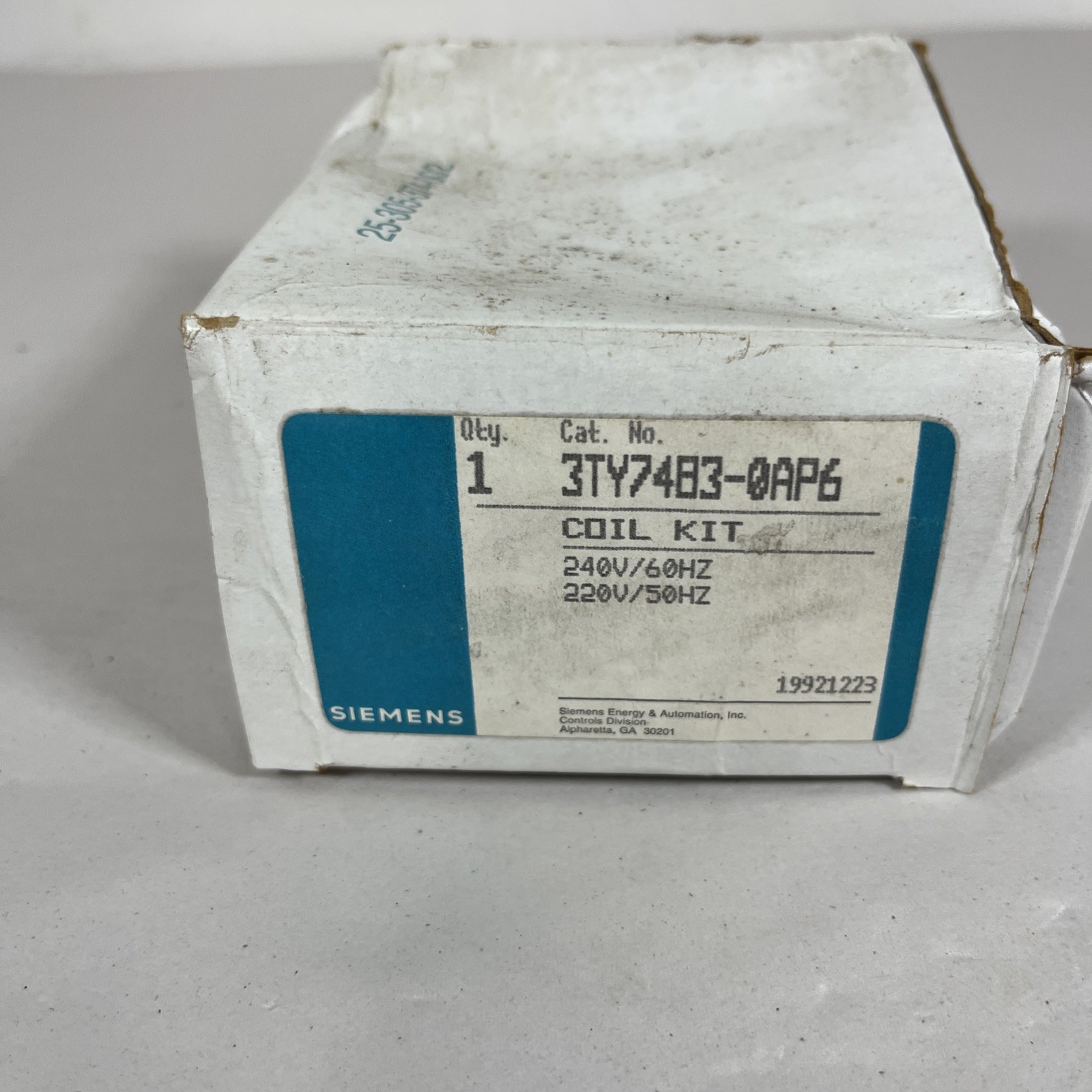 Genuine OEM Siemens 3TY7483-0AP6 Coil Kit