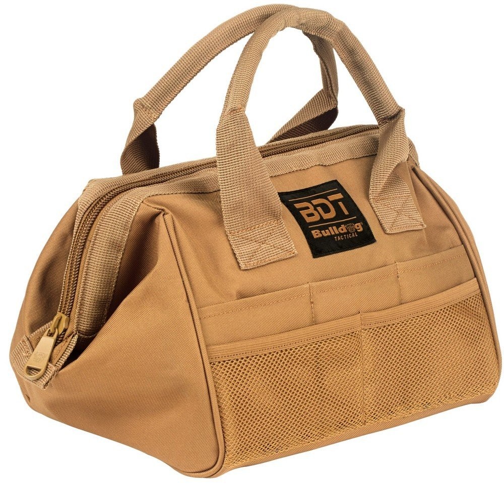 Bulldog BDT Tactical Ammo & Accessory Bag Reinforced Steel Frame Tan - BDT405T