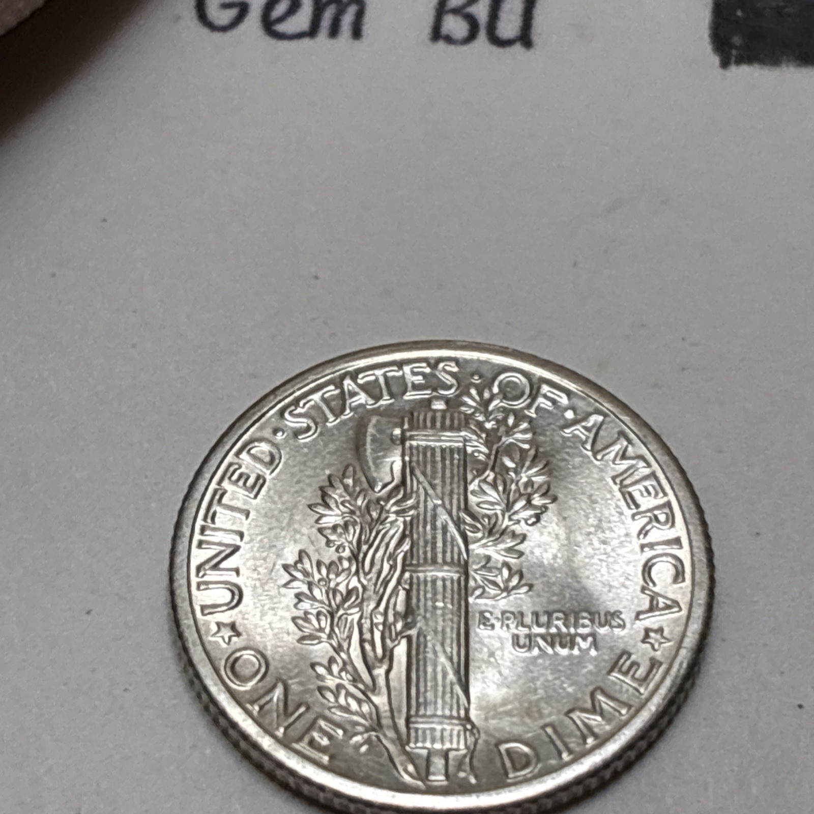 1934-P Solid Strike Mercury Dime Gem 💎 BU Attractive
