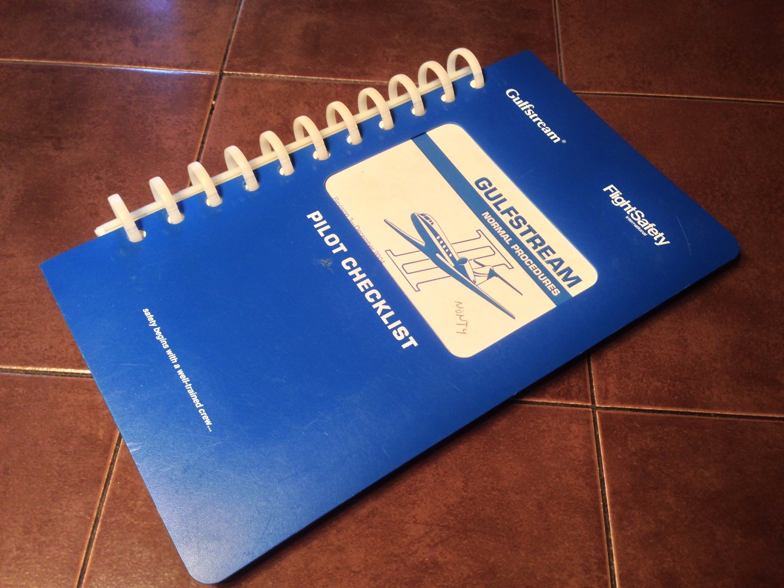 Gulfstream II Normal Procedures Pilot's Checklist Manual