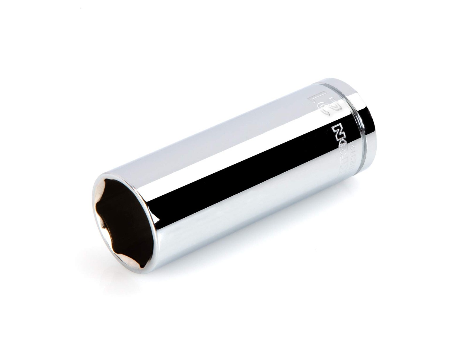 TEKTON 1/2 Inch Drive 21mm Deep 6-Point Socket SHD23121