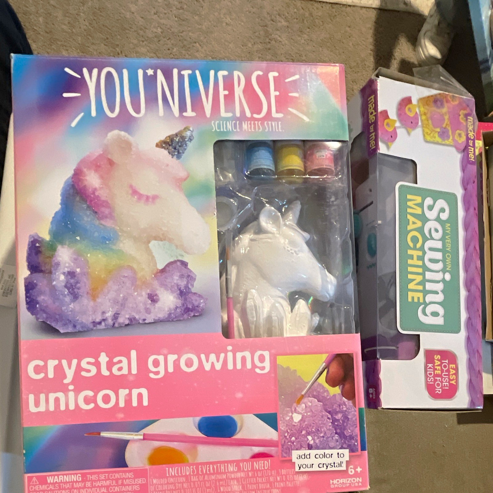 Horizon You*niverse Crystal Growing Unicorn Kit for Ages 6+ (Unicorn)