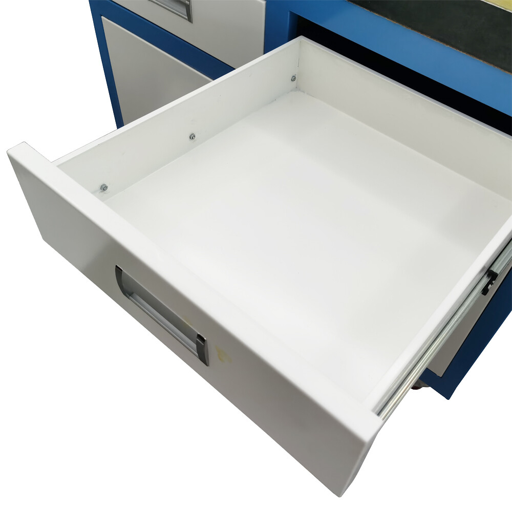 Electric Tapping Machine T-slot Worktable Removable Base Holder with Drawers