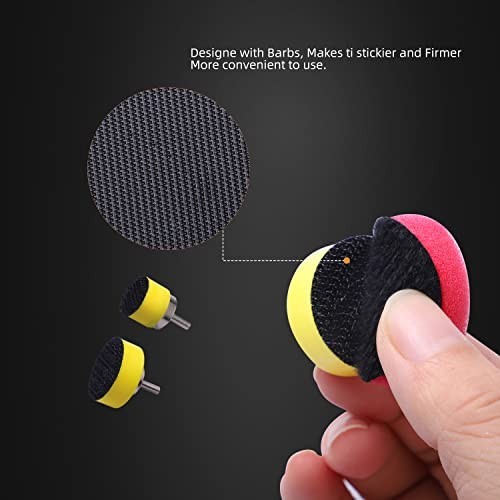 30Pcs Mini Buffing Polishing Pads for Rotary Tools & Electric Drill, Tight Area