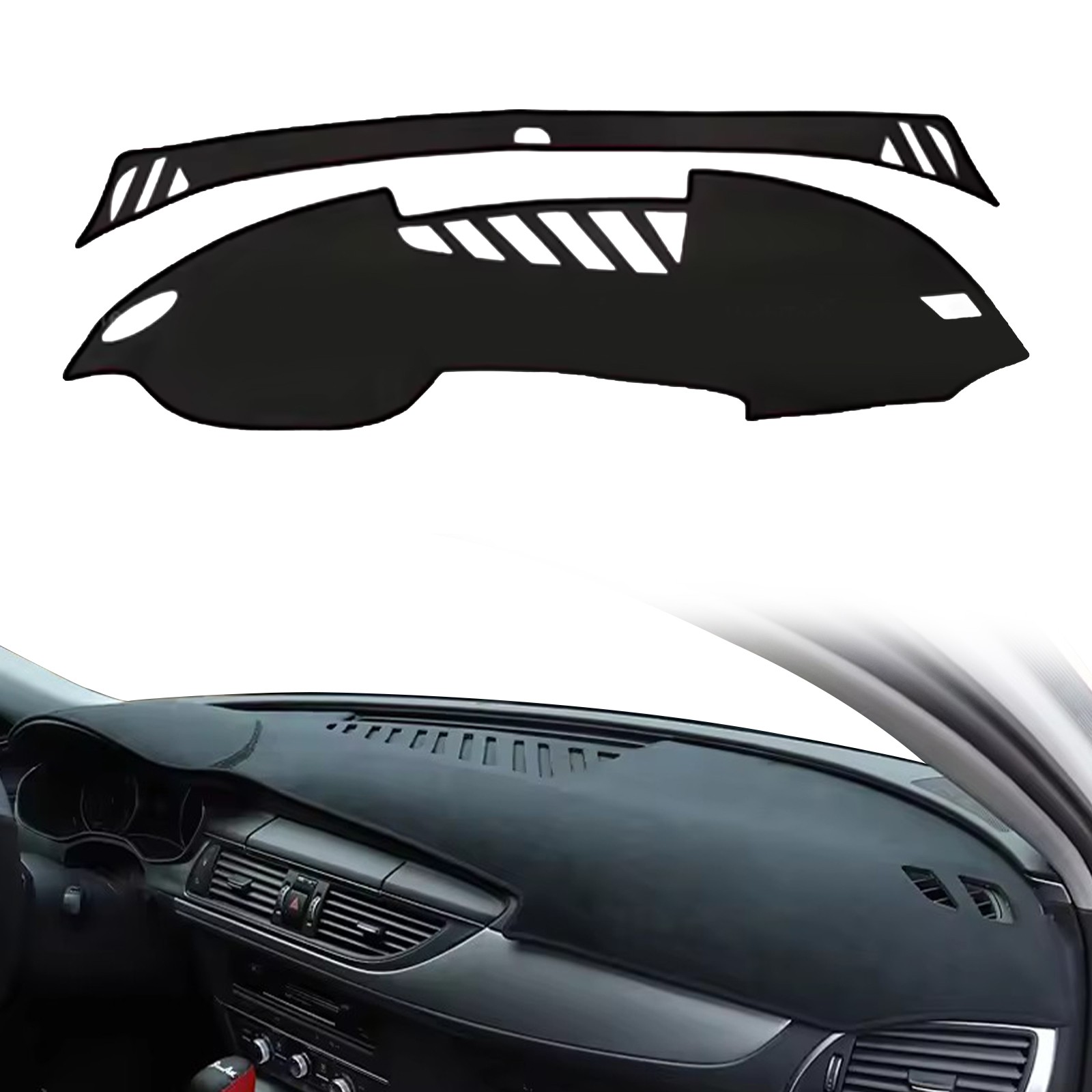 for Audi A6 2018 2017 2016-2012 C7 LHD Dashboard Pad dashmat Accessories