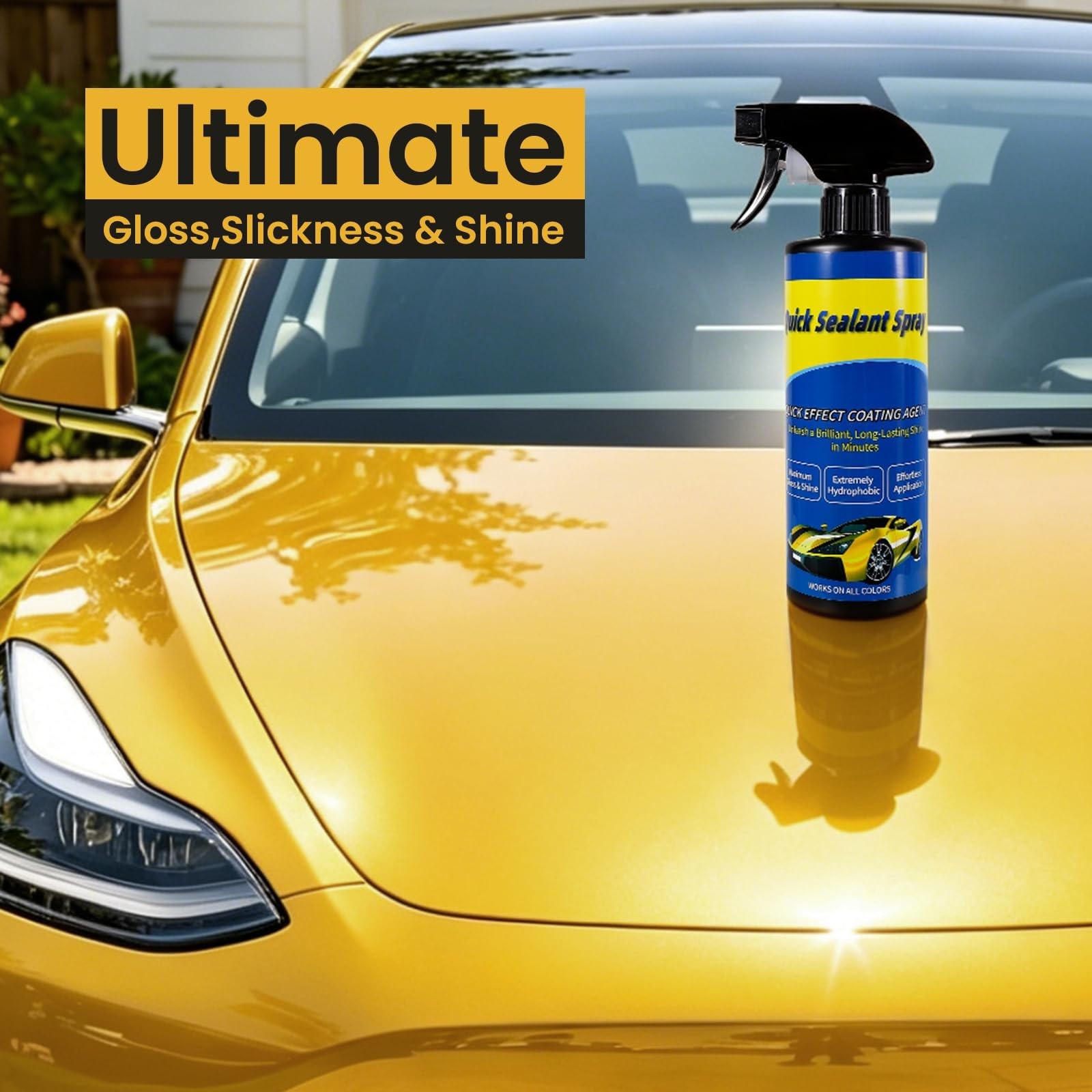2 Pcs Ceramic Coating for Cars: Quick Effect Coating Agent for Maximum Gloss ...