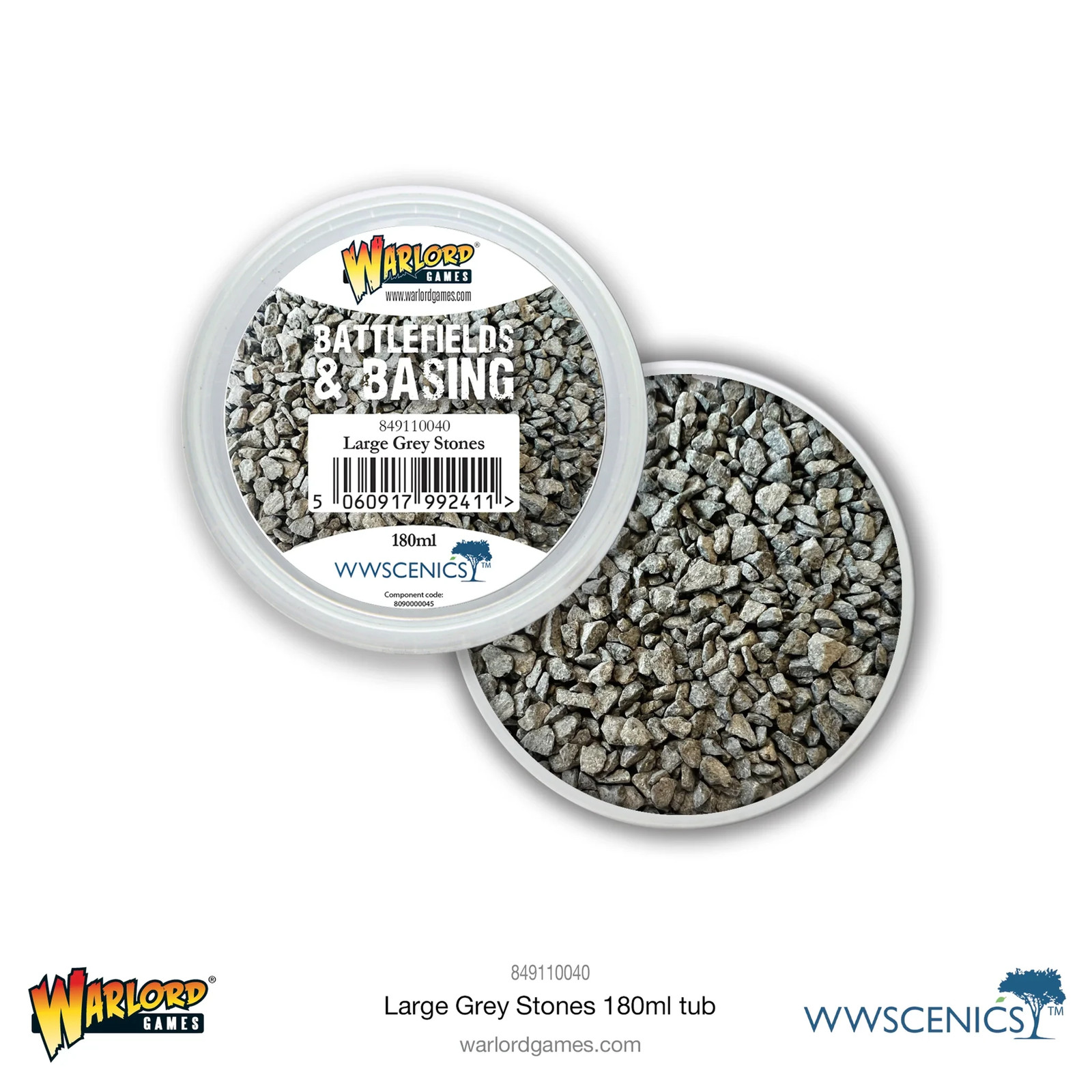 Battlefields and Basing Large Grey Stones for Basing Models and Miniatures