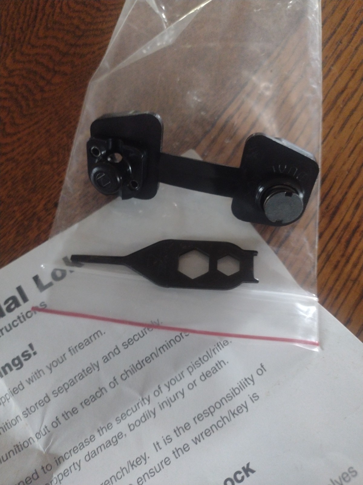 Hi-Point Dual Lok Trigger Lock Kit — 2-Piece Trigger Lock w/ Wrench, New