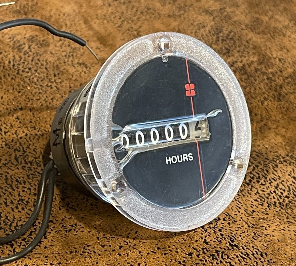 AC Time Measuring Instrument Totaling Hour Meter Electromechanical Indicator