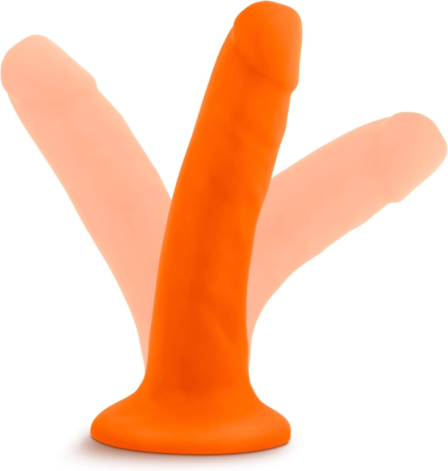 Eden 6" Soft Realistic Dual Density Small Dildo Cock Suction Cup Sex Toy