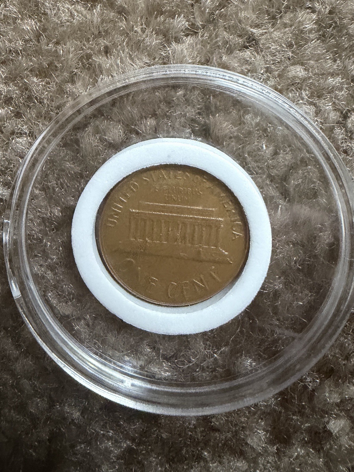 1964 penny no mint mark