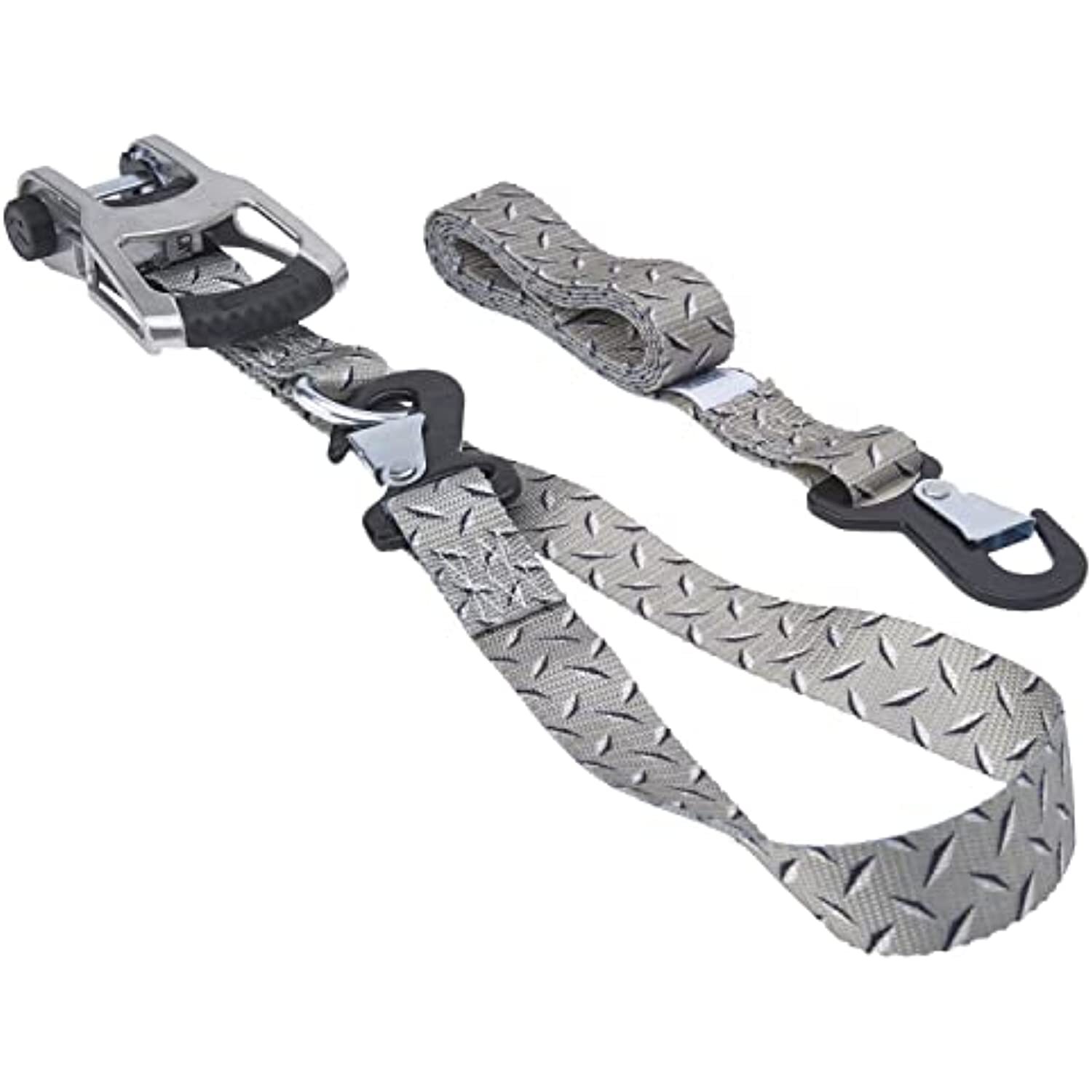 KEEPER 47350 8' Ratchet Tie-Down, Gray