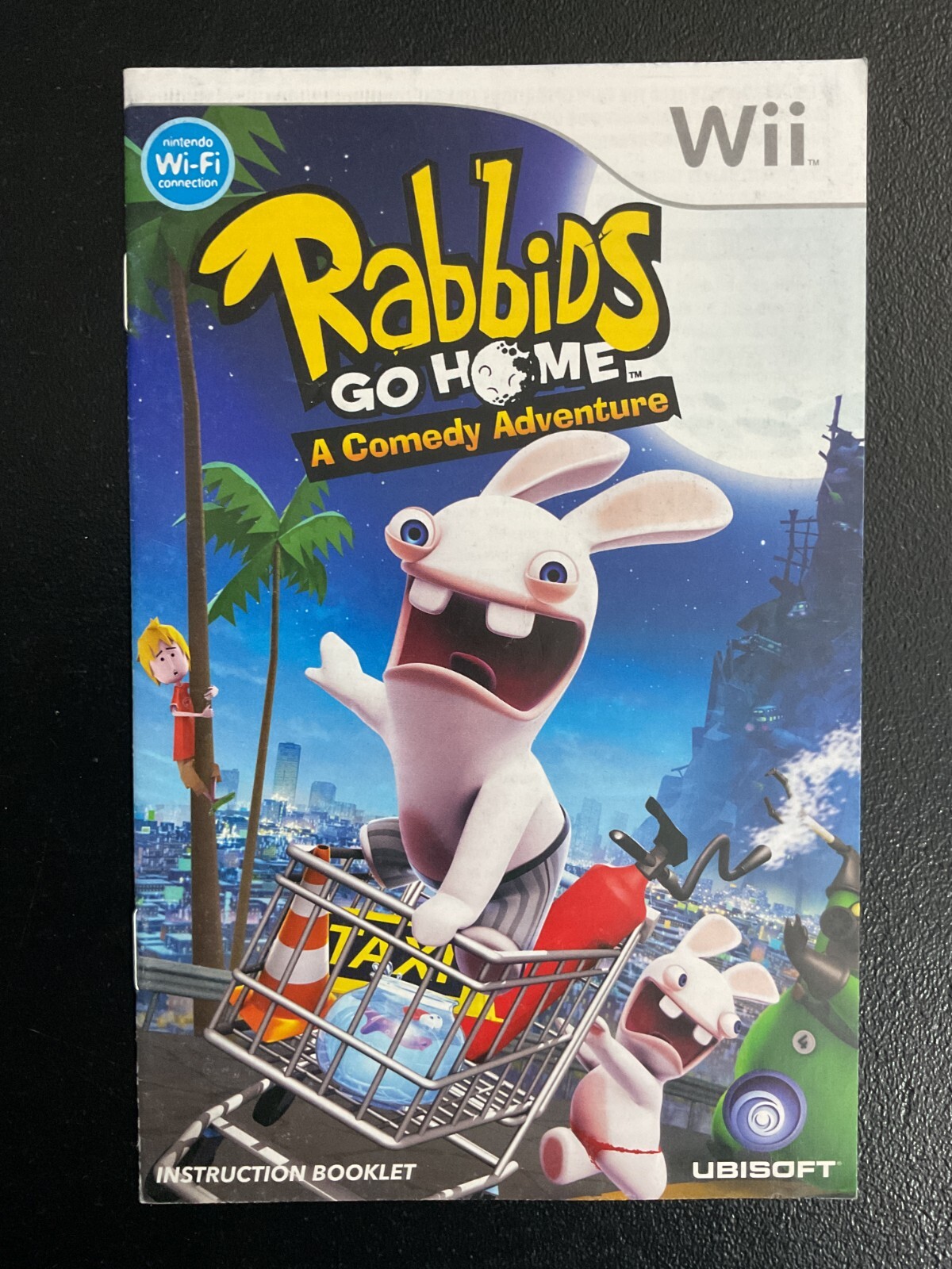 Rabbids Go Home A Comedy Adventure Nintendo Wii Instruction Manual Only