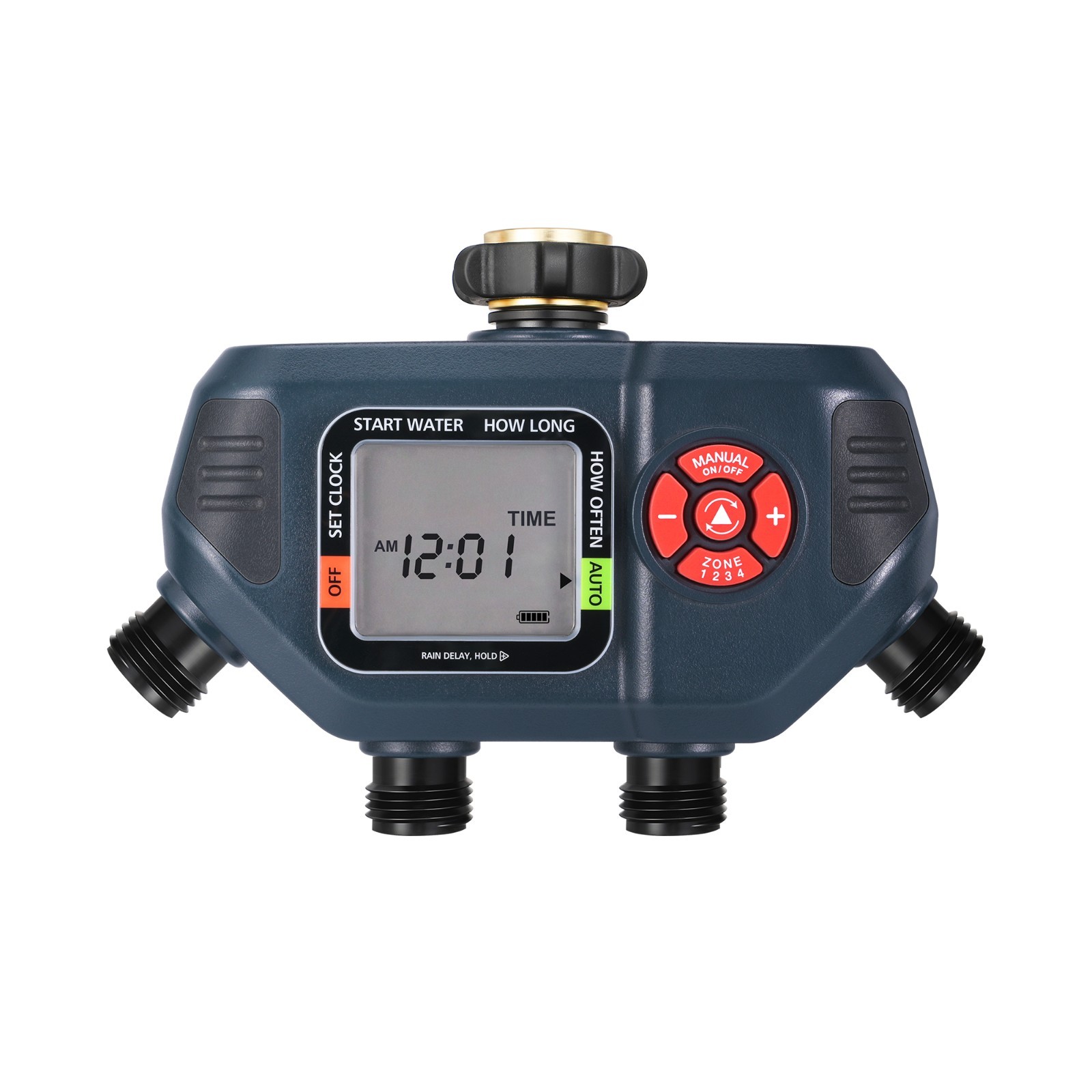 DEWENWILS Sprinkler Timer Programable Outdoor Irrigation Water Garden 4 Zone