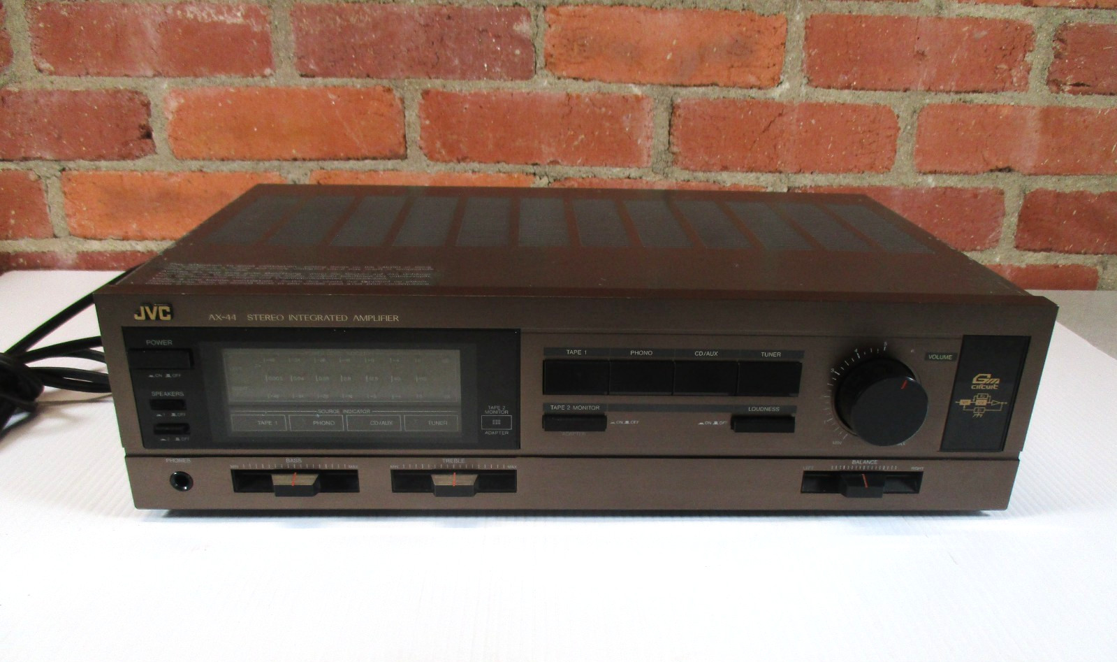 Vintage JVC AX-44 Stereo Integrated Amplifier 80WPC Phono Japan PARTS OR REPAIR