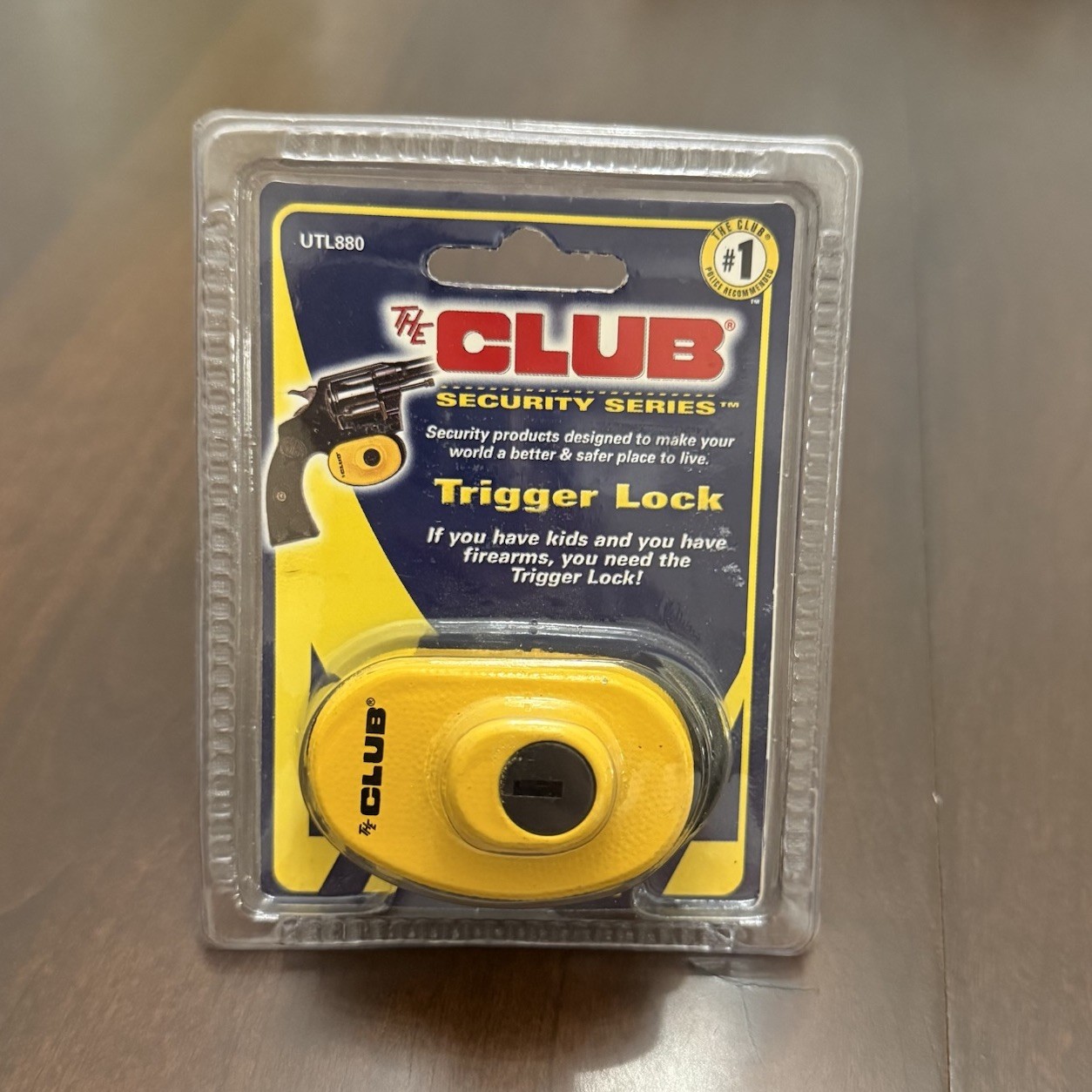 The Club security series gun trigger lock (UTL880) NEW, Sealed, KEYED, Safety