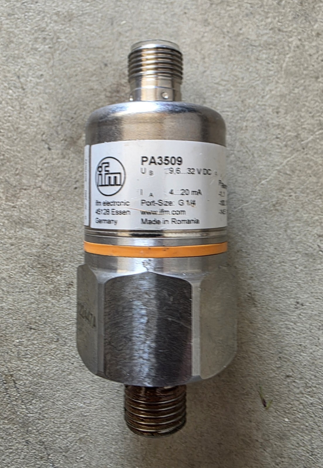 IFM PA3509 Pressure Transmitter Sensor SURPLUS
