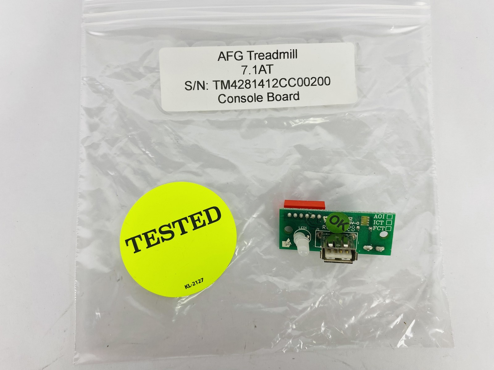 AFG 7.1AT Treadmill USB Board OEM Replacement (CB11)