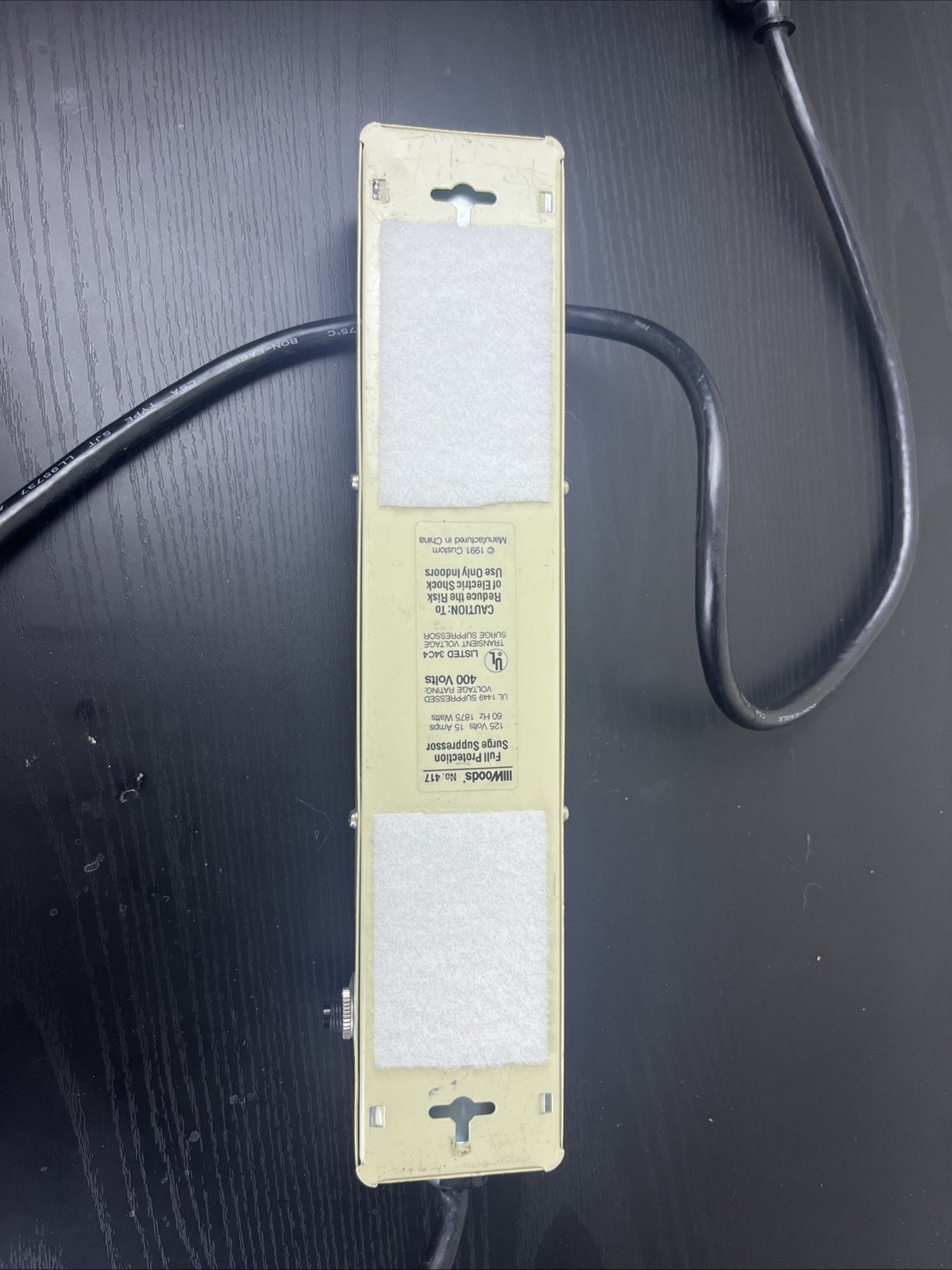 Woods Full Surge Suppressor #417 Power Strip Surge Protector