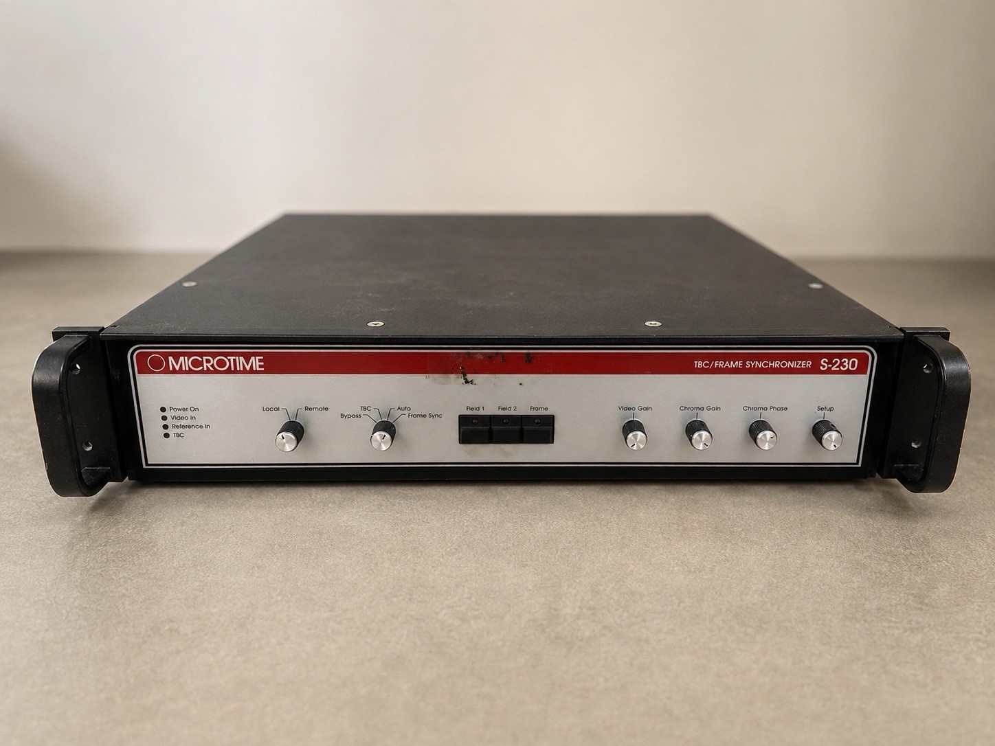 Microtime S-230 TBC/Frame Synchronizer Rack-Mountable w/ Video Gain Chroma Phase