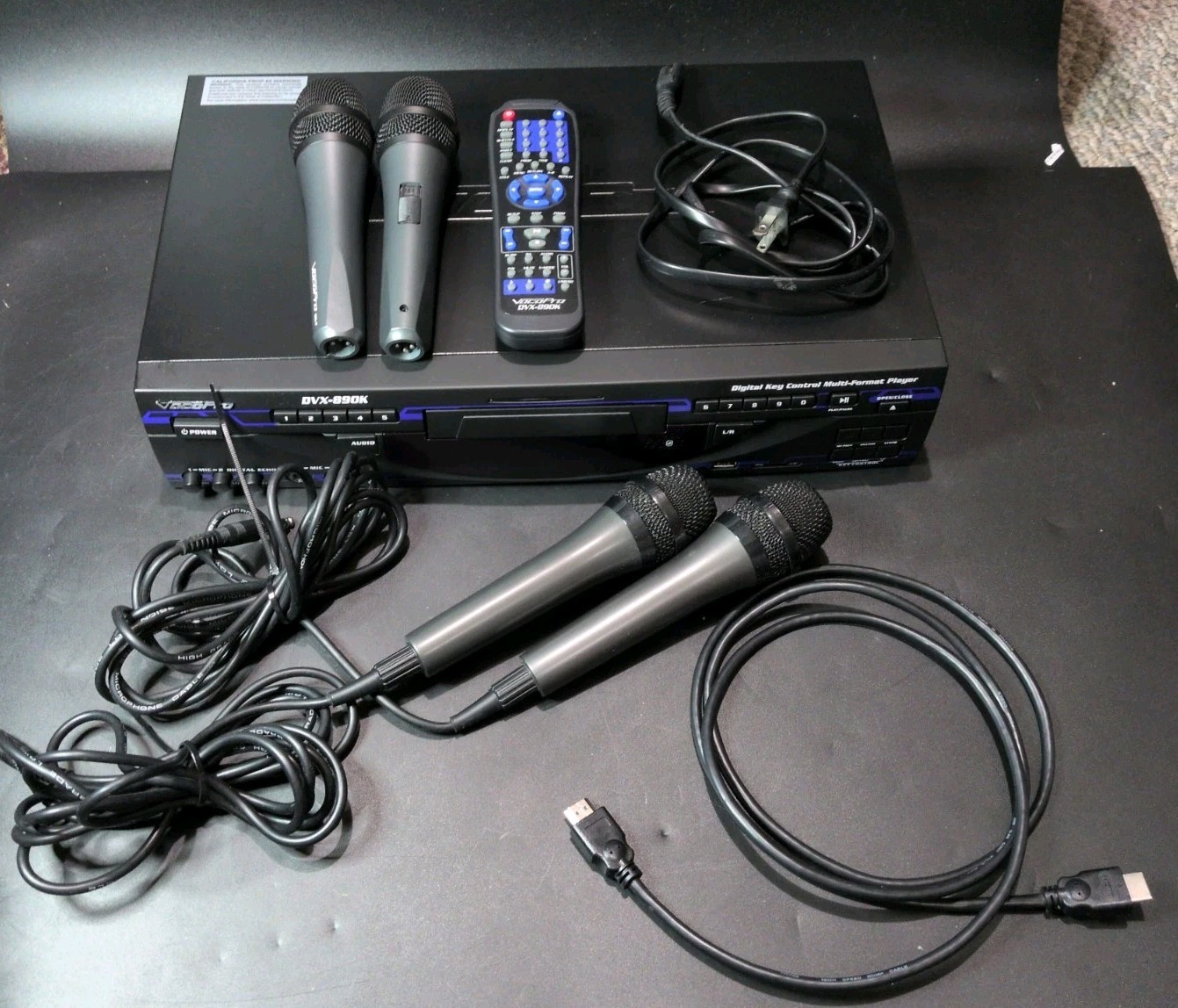 VocoPro DVX-890k Karaoke With Microphone Remote And HDMI