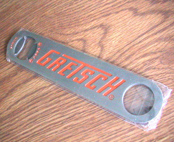 GRETSCH METAL BOTTLE OPENER W/ MAGNETIC BACKING STRIP - PN 922-3001-000 NEW!