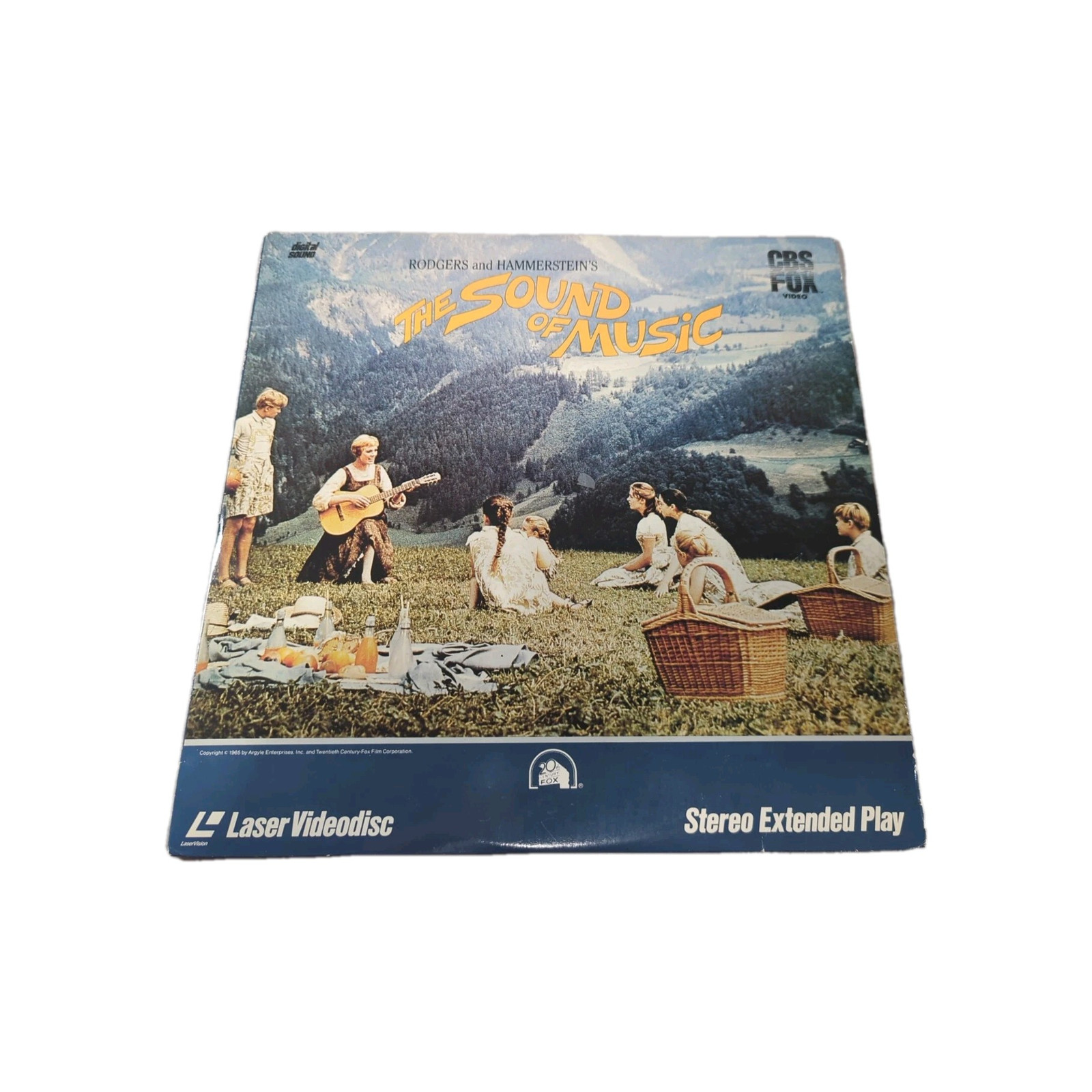 The Sound of Music Extended Play Laserdisc - Julie Andrews - Christopher Plummer