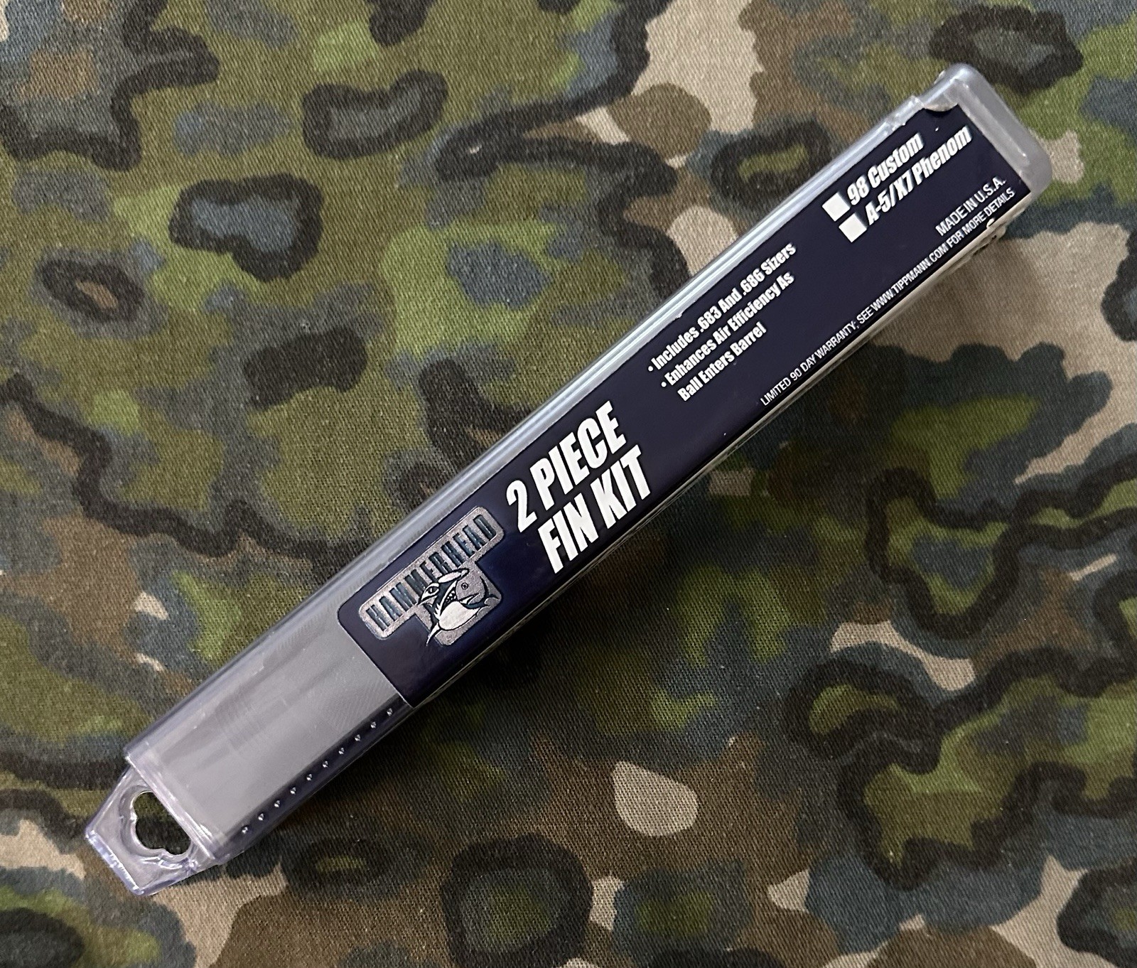 Hammerhead Tippmann 98 2pc 2 Piece Fin Kit .683 .686 Paintball Barrel Sizers