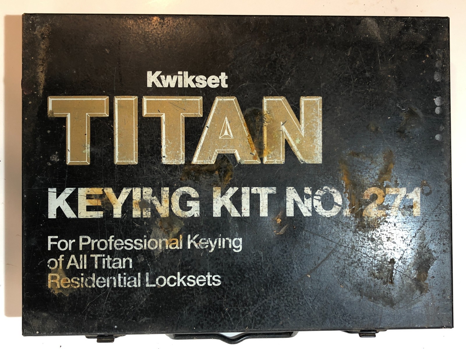 Kwikset Titan 271 Locksmith Tool Door Lock Keying Kit for Home & Commercial Lock