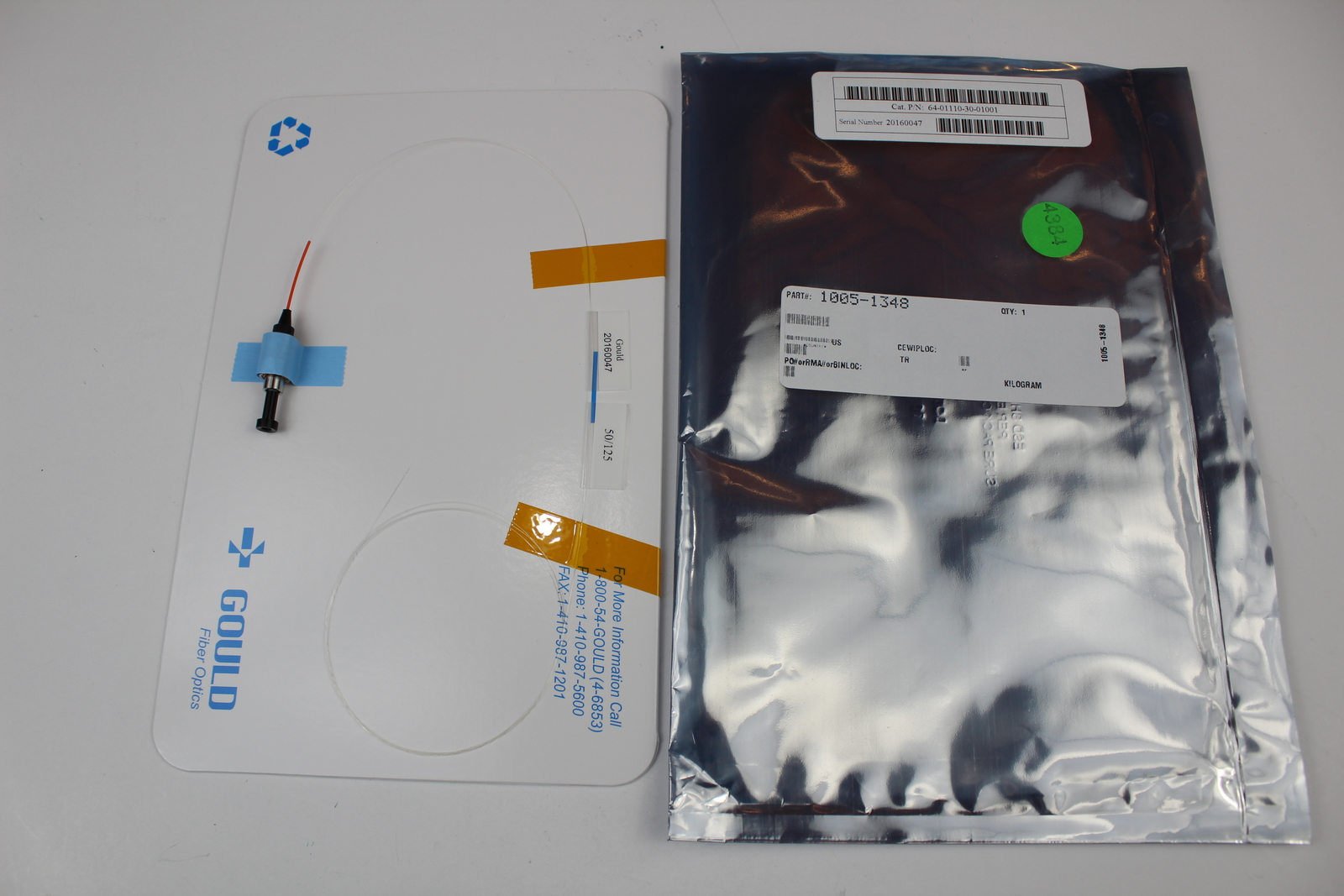 Agilent 1005-1348 Gould Fiber Optics 64-01110-30-01001 20160047 50/125