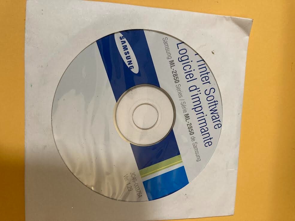 New !  Genuine Samsung ML-2850 Series Printer CD Software Drivers Utilities
