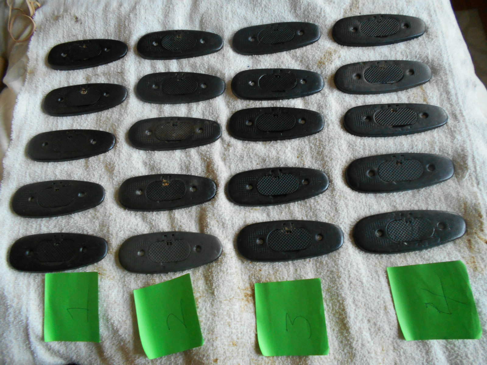 original WW2 US M-1 garand rifle parts stock buttplate International harvester