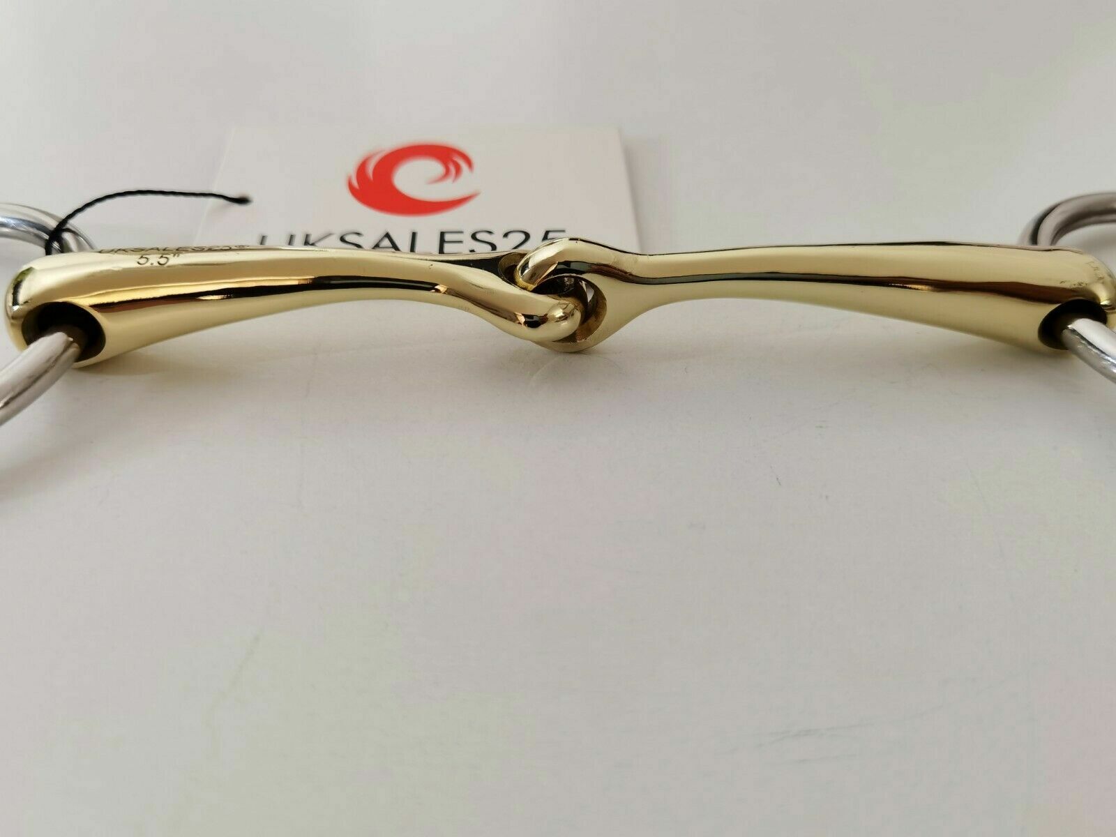Weymouth Underlay Snaffle Bit Set 55MM Ring 12MM (UKSALES25) Same Day