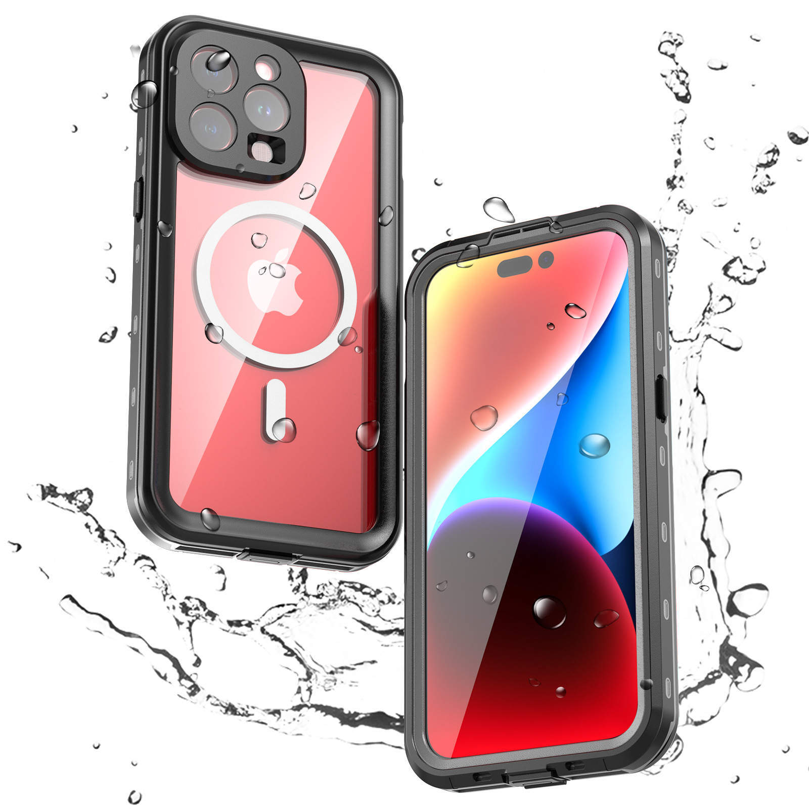 For iPhone 15 15 Plus 15 Pro 15 Pro Max Waterproof Case Cover Snow proof Cover
